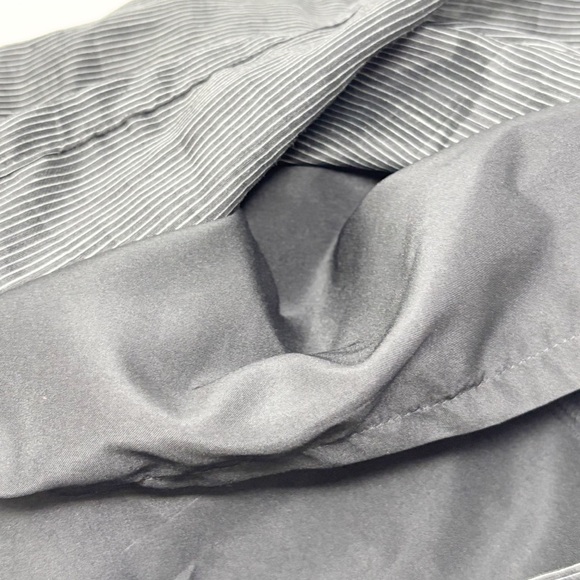 SIMPLY MILA Women’s Black Chalk Stripe Cowl Neck Dress Lagenlook USA Size XS - Picture 11 of 11